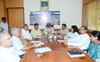 MPCC PRESIDENT MANIKRAO THAKRE IN EXECUTIVE MEETING WITH MP & MINISTERS IN MUMBAI AT DADAR TILAK BHAVAN.