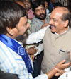 MPCC PRESIDENT MANIKRAO THAKARE & RPI LEADER RAMDAS ATHAWALE CELEBRATING AT DADAR CHIATYABHOOMI !!!!!!! MPCC PRESIDENT MANIKRAO THAKARE & RPI LEADER RAMDAS ATHAWALE CELEBRATING AT DADAR CHIATYABHOOMI !!!!!!!
