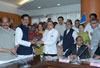 Senior Congress Leader's Murli Deora & Husain Dalvai Filled Rajya Sabha (MP) Nomination Forms at Vidhan Bhavan. Senior Congress Leader's Murli Deora & Husain Dalvai Filled Rajya Sabha (MP) Nomination Forms at Vidhan Bhavan.
