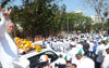 AICC Gen. Secretary & MP. Gurudas Kamat Campaigning Rally for MP Election at Goregaon.