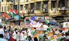 Election Campaign Rally & Padyatra of MP. Candidate Milind Deora.
