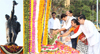 Chief Minister Devendra Fadnavis on Hutatma Din at Hutatma Chowk.