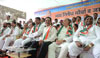 Mumbai Congress Protest Rally Against BMC & Maharashtra Govt.at Azad Maidan.