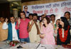 RPI Leader MP Ramdas Athawale & Cine Star Salma Agha at Andheri. RPI Leader MP Ramdas Athawale & Cine Star Salma Agha at Andheri.