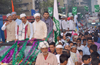 MRCC President Sanjay Nirupam in Eid Milad Processsion at Andheri. MRCC President Sanjay Nirupam in Eid Milad Processsion at Andheri.