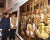 Maharashtra Governor Ch.Vidyasagar Rao & CM Devendra Fadnavis Inaugurate Exhibition of Paintings on Chhatrapati Shivaji Maharaj at the Jehangir Art Gallery in Mumbai.