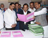 LoP Radhakrishna Vikhe patil organised an Exhibition of Documents Related to Corruption Charges on Ministers at Gandhi Bhavan.