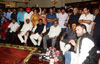 AICC Vice President Rahul Gandhi During Press Conference at MCA Club BKC Bandra in Mumbai.