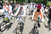 Congress Party Leaders Protest Cycle Rally against BJP Govt.from Hanging Garden to Rajbhavan with Delegation to Maharashtra Governor.