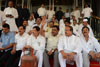 BJP PROTEST AT BUDGET SESSION IN VIDHAN BHAVAN MUMBAI.