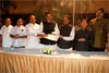 CENTRAL MINISTER VILASRAO DESHMUKH FELICITATED BY CHIEF MINISTER PRITHVIRAJ CHAVAN ON BEING ELECTED ON RAJYA SABHA AT NCPA. CENTRAL MINISTER VILASRAO DESHMUKH FELICITATED BY CHIEF MINISTER PRITHVIRAJ CHAVAN ON BEING ELECTED ON RAJYA SABHA AT NCPA.