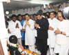 NEW CHIEF MINISTER PRITHVIRAJ CHAVAN & DY CHIEF MINISTER AJITDADA PAWAR AT DADAR CHAITYABHOOMI.