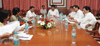Chief Minister Ashok Chavan,With Minister's team At Sahayadri Guest House.