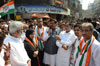 CHIEF MINISTER PRITHVIRAJ CHAVAN & UNION STATE MINISTER MILIND DEORA ROAD SHOW CONGRESS-NCP & PRP CANDIDATE WARD.NO 223,222,220 AT PAYDHUNI ON OCCASION MUMBAI CONGRESS PRESIDENT KRIPASHANKAR SINGH,MLA AMIN PATEL.