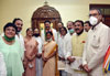 Newly Appointed MPCC President Nana Patole with Team taking Blessing at Mahim Chruch.