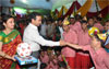 SWABHIMAN SANGHATANA PRESIDENT & CONGRESS YUVA LEADER NITESH NARAYANRAO RANE CELEBRATING HIS BIRTHDAY WITH SMALL CHILDRENS AT BANDRA IN MUMBAI
