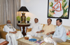 Loktantrik Janata Dal Party Leader Sharad Yadav meets Ex. Dy.Chief Minister Chhagan Bhujbal .