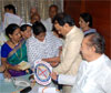 CHIEF MINISTER PRITHVIRAJ CHAVAN,DY.CHIEF MINISTER AJITDADA PAWAR AT Y.B. CHAVAN CENTER.