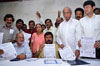 RPI PRESIDENT & EX.M.P. RAMDAS ATHAWALE IN PARTY MEMBERSHIP DRIVE AT RPI OFFICE CST.