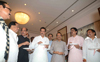 CHIEF MINISTER PRITHVIRAJ CHAVAN TEA PARTY BEFORE SESSION AT SAHYADRI GUEST HOUSE MALBAR HILL. CHIEF MINISTER PRITHVIRAJ CHAVAN TEA PARTY BEFORE SESSION AT SAHYADRI GUEST HOUSE MALBAR HILL.