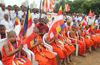 BOUDH BHIKU MAHAMORCHA AT AZAD MAIDAN.