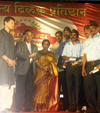 MINISTER NARAYANRAO RANE WITH SMT.NILAMTAI RANE AT PUNE.