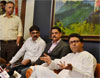 MNS Chief Raj Thakarey Press Conference at Krishna Kunj Dadar.