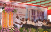 DR.BABASAHEB AMBEDKAR BHAVAN BHOOMIPUJAN CEREMONY BY HANDS OF CHIEF MINISTER HON" PRITHVIRAJ CHAVAN IN PRESENCE OF CHIEF GUEST CENTRAL MINISTER SUSHILKUMSR SHINDE AT CHEMBHUR.