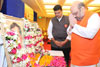 BJP National President Amit Shah with Chief Minister Devendra Fadnavis at Garware Club Mumbai.