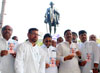 NCP Leaders Pay Tribute to Father of the Nation Mahatma Gandhi on His Death Anniversary at Mantaralaya. NCP Leaders Pay Tribute to Father of the Nation Mahatma Gandhi on His Death Anniversary at Mantaralaya.