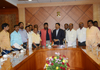 RPI Leader MP.Ramdas Athawale meets Governor Dr.Ch. Vidyasagar Rao at Raj Bhavan Mumbai.