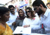 World Aids Day,The Nationalist Students Union of India (NSUI) Organised A Campaign At Mumbai's Kamathipura Area. World Aids Day,The Nationalist Students Union of India (NSUI) Organised A Campaign At Mumbai's Kamathipura Area.