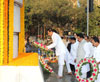 CHIEF MINISTER PRITHVIRAJ CHAVAN AT HUTATMA CHOWK.