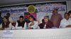 Chief Minister Prithviraj Chavan & Union Minister & MP.Milind Deora during Urdu Academy Awards Function at Saboo Siddique College.