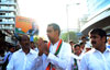 South Mumbai Congress/NCP/PRP (Kawade) Republican Party of India(Democratic)Alliance MP.Candidate Milind Deora Election Campaign Rally in South Mumbai Parliamentary Constituency at Worli Area.