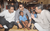M.P.MILIND DEORA ,FILM STAR SALMAN KHAN & MLA.AMIN PATEL VISITED  DONGRI CHILDREN'S HOME.