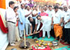 Shivsena Chief Uddhav Thackeray & Minister Vinod Tawade during BhumiPujan of Garden at Naigaon Dadar.