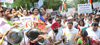 Mumbai Congress Thali-Belan Morcha at Collector Office Bandra. Mumbai Congress Thali-Belan Morcha at Collector Office Bandra.