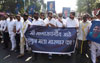 Peace March to Protest Against Govt on Dalit Phd Scholar Rohit Sucide at Hyderabad University at Rajgruh to Chaitybhoomi Dadar.
