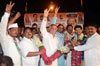 Election Campaign Public Meeting of Congress /NCP/PRP(Kawade)/ Republican Party of India (Democratic) Alliance MP.Candidate Gurudas Kamat with Bhojpuri Actor & Singer Dinesh Lal Yadav (Nirahua) at Behrambaug Jogeshwari West. Election Campaign Public Meeting of Congress /NCP/PRP(Kawade)/ Republican Party of India (Democratic) Alliance MP.Candidate Gurudas Kamat with Bhojpuri Actor & Singer Dinesh Lal Yadav (Nirahua) at Behrambaug Jogeshwari West.