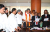 RAJYA SABHA NOMINATION FORM BY SHIV SENA CANDIDATE ANIL DESAI AT VIDHAN BHAVAN. RAJYA SABHA NOMINATION FORM BY SHIV SENA CANDIDATE ANIL DESAI AT VIDHAN BHAVAN.