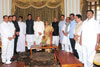 GOVERNOR OF MAHARASHTRA K.SHANKARANARAYANAN,CHIEF MINISTER PRITHVIRAJ CHAVAN,DY CHIEF MINISTER AJITDADA PAWAR & OTHER'S LEADER'S  AT RAJ BHAVAN.