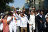 NCP LEADER VIJAY KAMBLE &  REPUBLICAN PARTY OF INDIA (GAVAI) DR.RAJENDRA GAVAI AT INDU MILL DADAR.