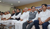 CHIEF MINISTER PRITHVIRAJ CHAVAN & MAHARASHTRA STATE CONGRESS LEADER'S MEETING AT TILAK BHAVAN DADAR.