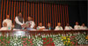 CONGRESS & NCP CANDIDATE OF PRESIDENT PRANAV MUKHERJEE AT Y.B.CHAVAN CENTER IN MUMBAI.