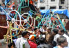 MLA AMIN PATEL, MLA ANNIE SHEKAR & CORPORATER JAVED JUNEJA IN FUN-N-FAIR.