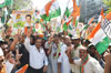 CONGRESS-NCP & PRP CANDIDATE WARD NO.206 FAIYAZ AHMED RALLY AT NAGAPADA JANCTION.