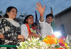 Mahayuti MP.Candidate Poonam Mahajan Election Campaign Rally at Halov Pool Kurla. Mahayuti MP.Candidate Poonam Mahajan Election Campaign Rally at Halov Pool Kurla.