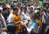 175 -Kalina Assembly Congress Candidate Kripashankar Singh Padyatra Rally.