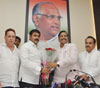 Newly Appointed NCP Mumbai Pradesh President Sachin Ahir& NCP Maharashtra Pradesh President Sunil Tatkare at NCP Bhavan Nariman Point.